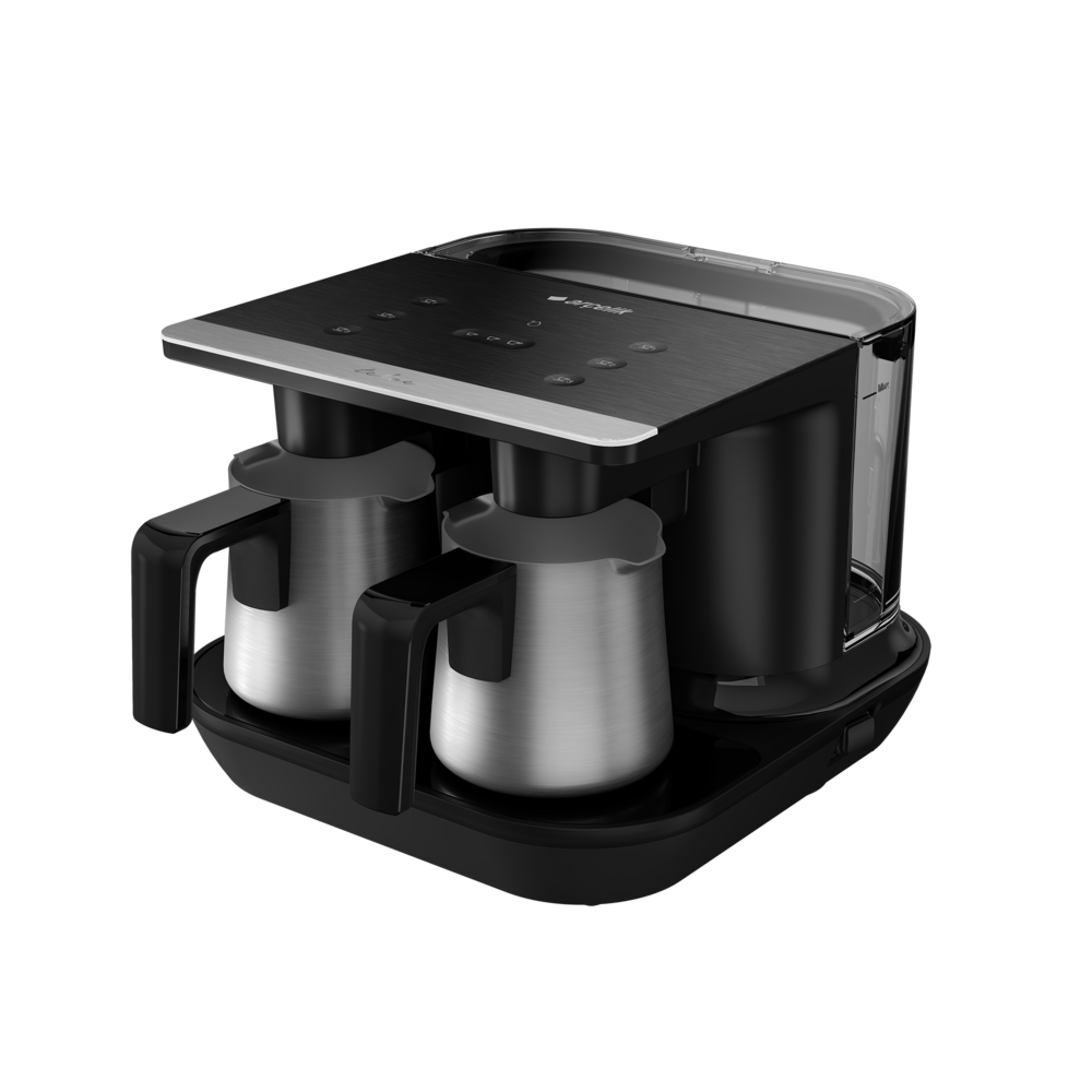 Arçelik TKM 9961 S Siyah Çelik İkili Türk Kahve Makinesi