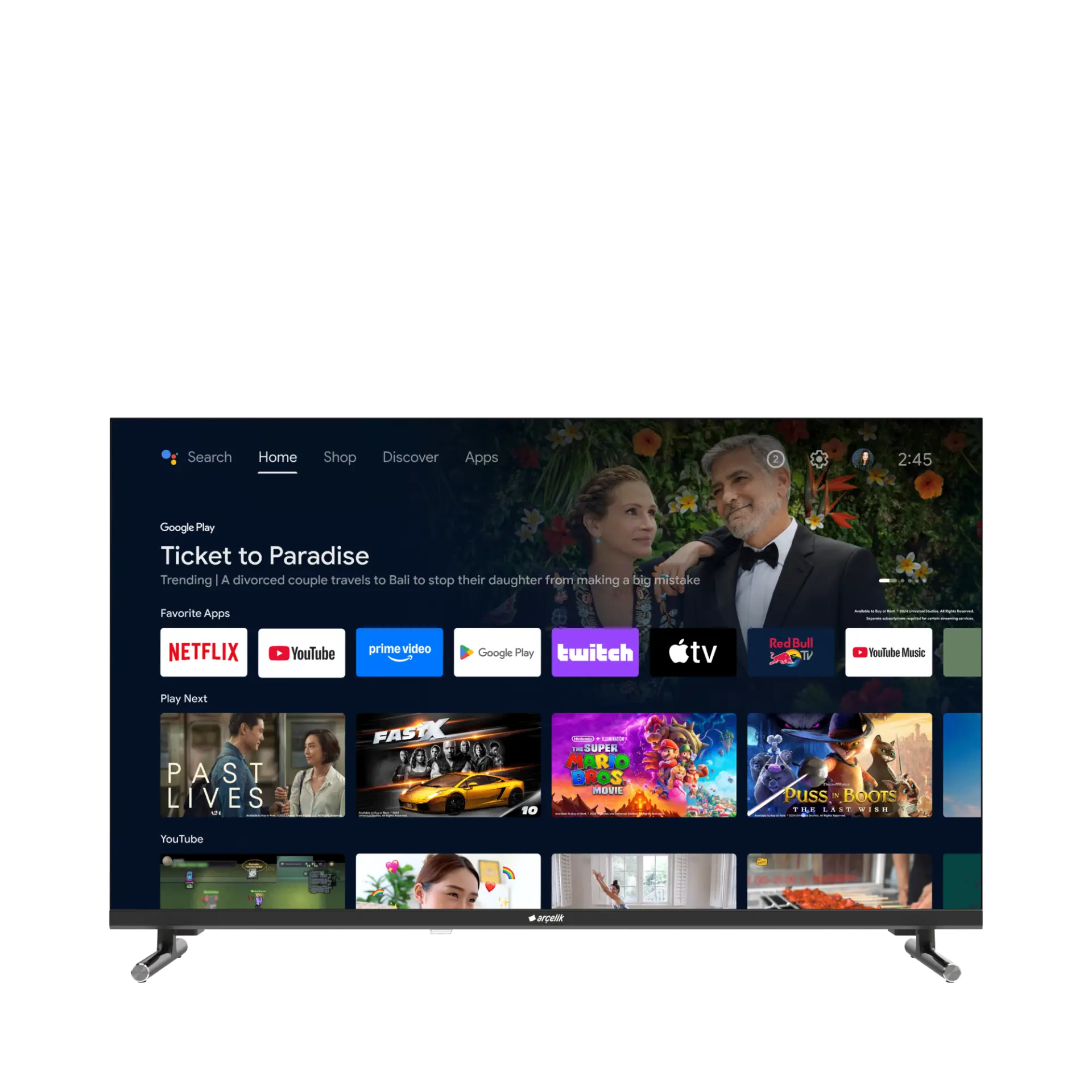 Arçelik A 643 C  Full HD 43'' 109 Ekran Uydu Alıcılı Android Smart LED TV