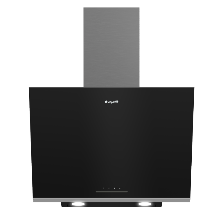 Arçelik ADE 606 2-S Siyah Duvar Tipi Davlumbaz