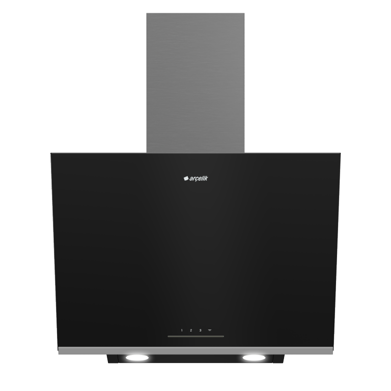 Arçelik ADE 606 2-S Siyah Duvar Tipi Davlumbaz