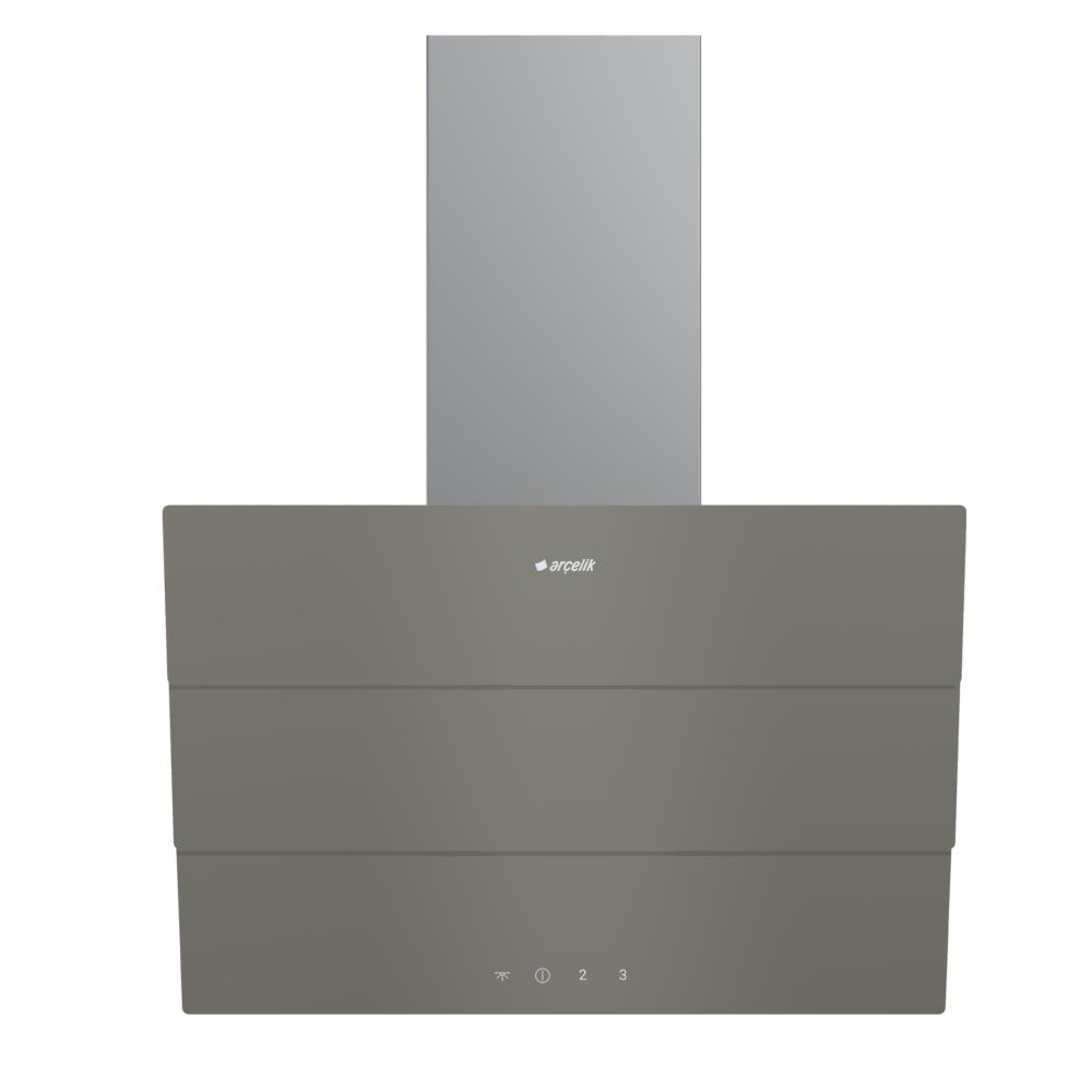 Arçelik ADE 605-3 G Gri Duvar Tipi Ankastre Davlumbaz