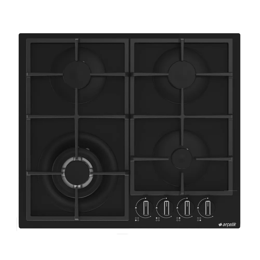 Arçelik OCD DA 602 DWS Siyah Cam Ankastre Ocak
