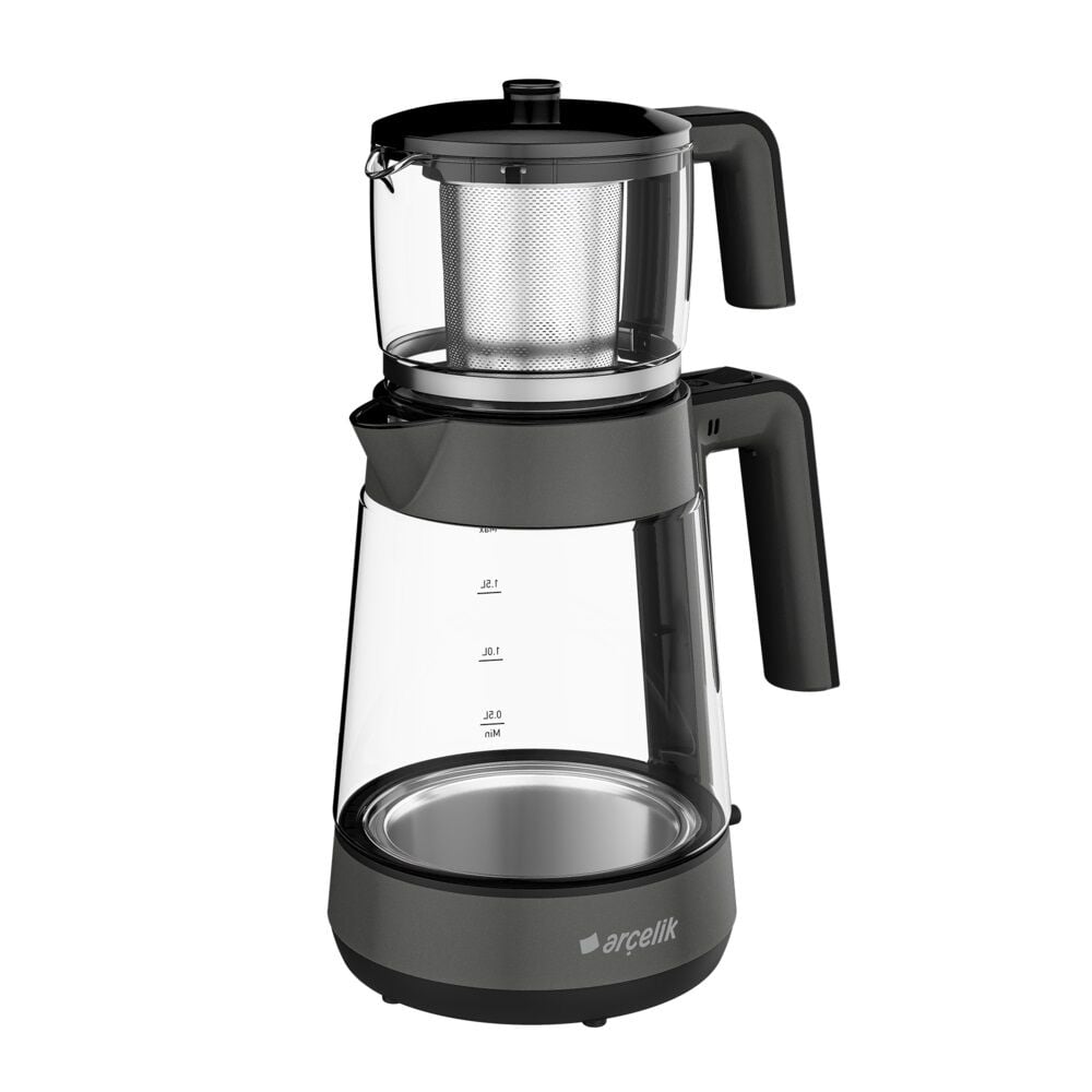 Arçelik CM 6587 G Resital XL 1900 W Cam Çay Makinesi