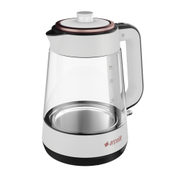 Arçelik CM 6964 Resital Beyaz 1900 W Cam Demlikli Çay Makinesi