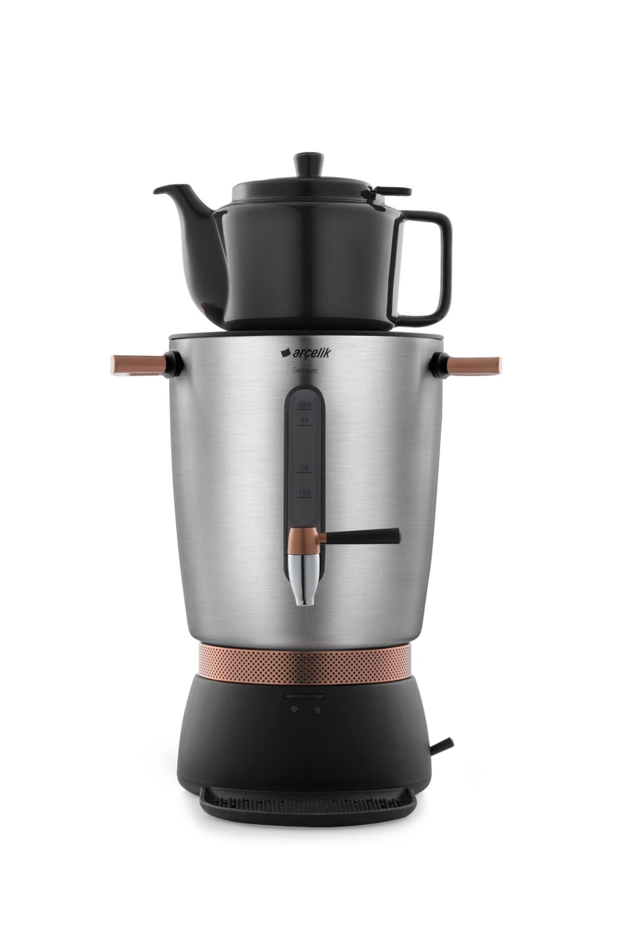 Arçelik SE 9035 I 2200 W Porselen Demlikli Semaver