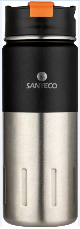 Santeco Kotka Siyah 500 ml Çelik Termos