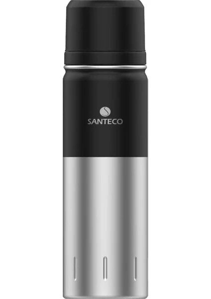Santeco Kolima 1 lt Çelik Termos Siyah