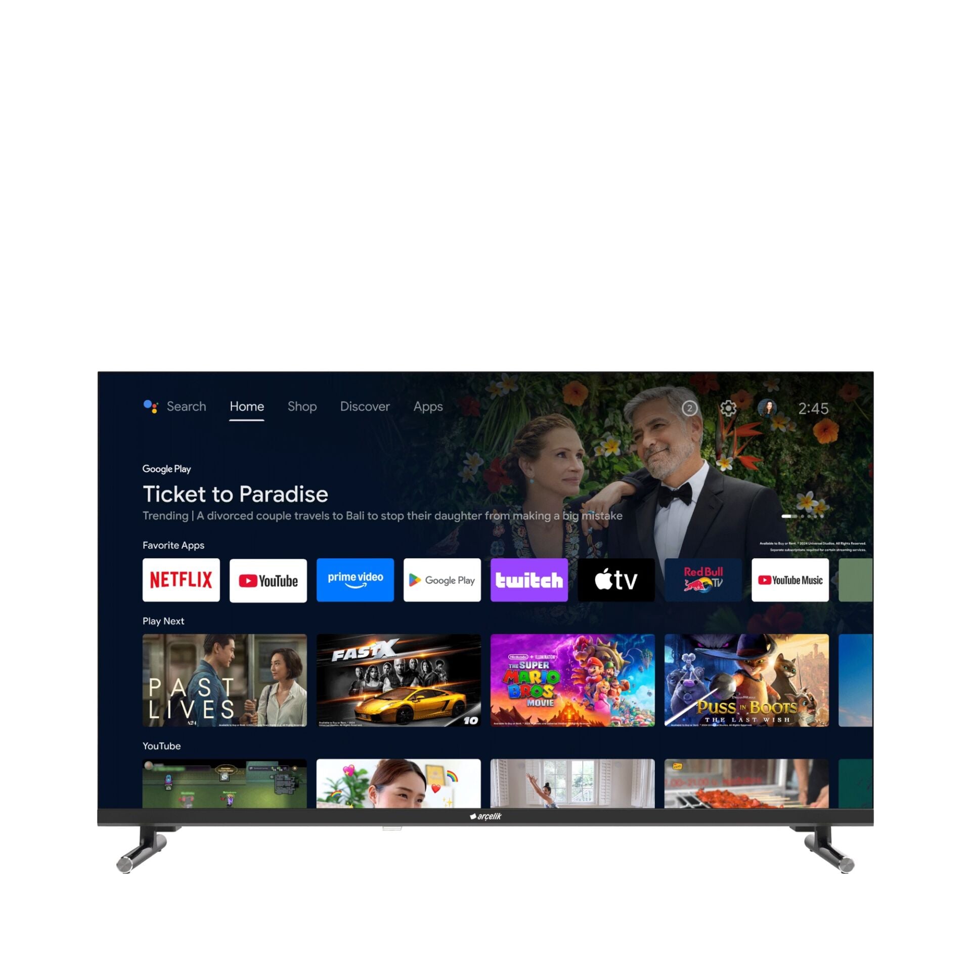 Arçelik A 632 C HD 32'' 82 Ekran Uydu Alıcılı Android Smart LED TV