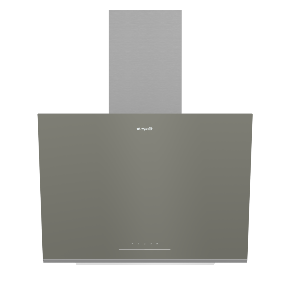 Arçelik ADE 606-2 G Duvar Tipi Ankastre Davlumbaz Gri