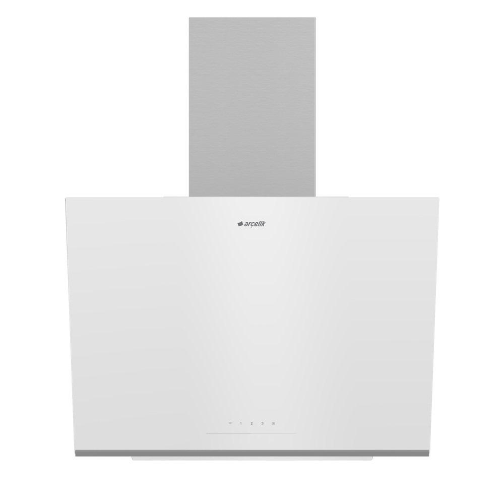 Arçelik ADE 606-2 B Duvar Tipi Ankastre Davlumbaz Beyaz