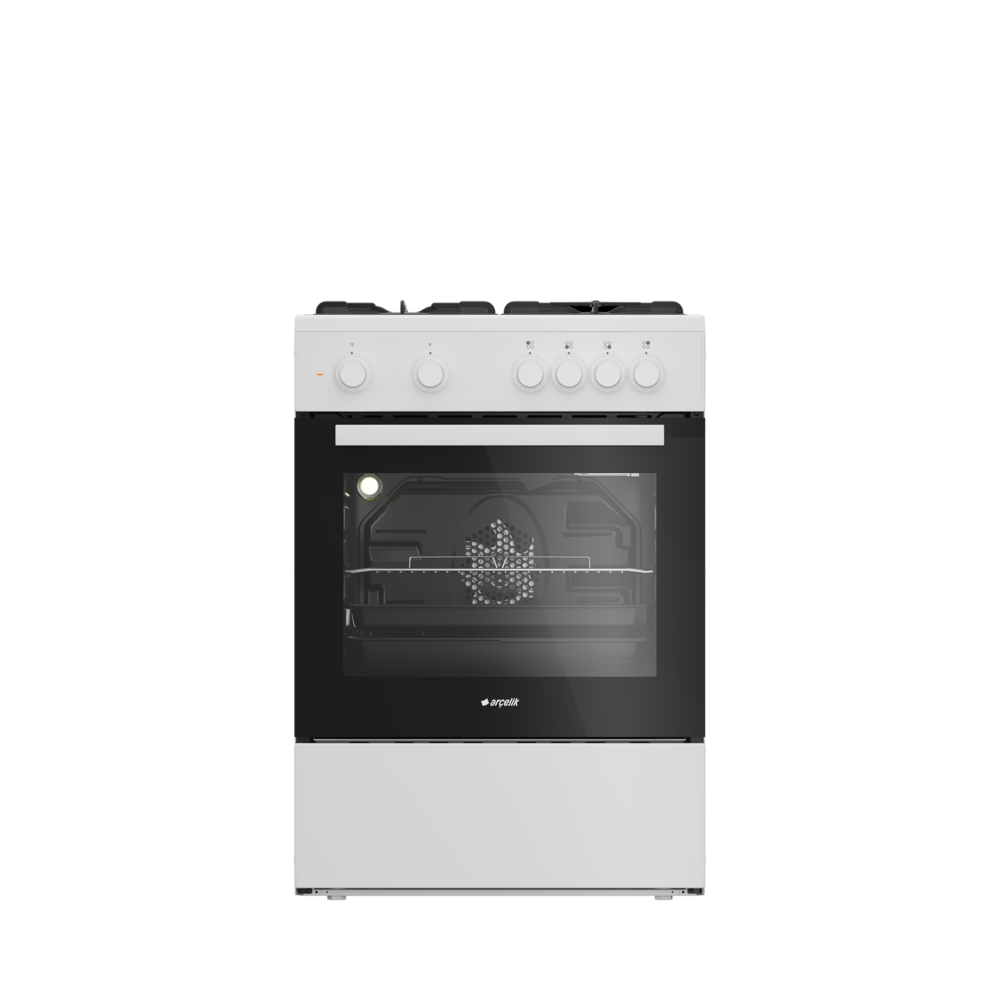 Arçelik F 8440 B Beyaz Ocaklı Fırın