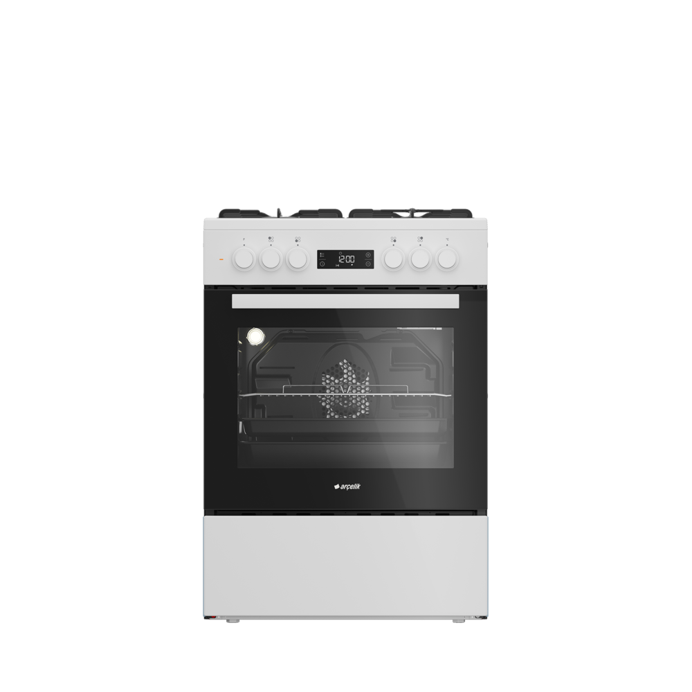 Arçelik F 8440-1 EB Beyaz Ocaklı Fırın