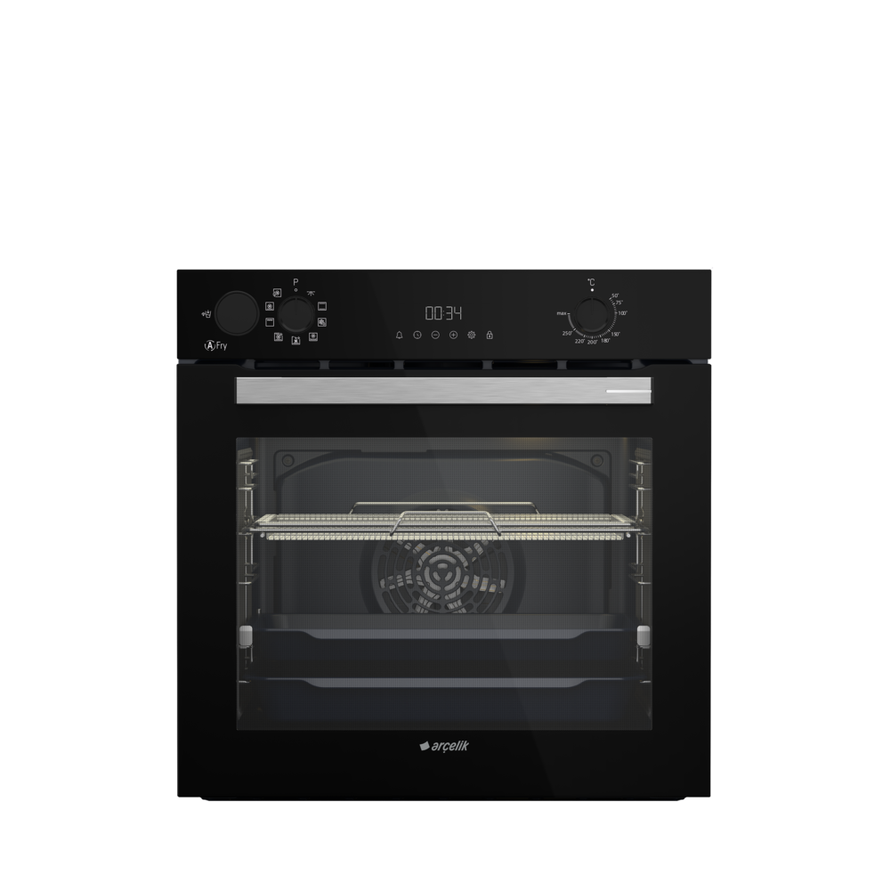 Arçelik AFC 361 S Siyah A Fry Ankastre Fırın