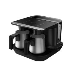 Arçelik TKM 9961 S Siyah Çelik İkili Türk Kahve Makinesi