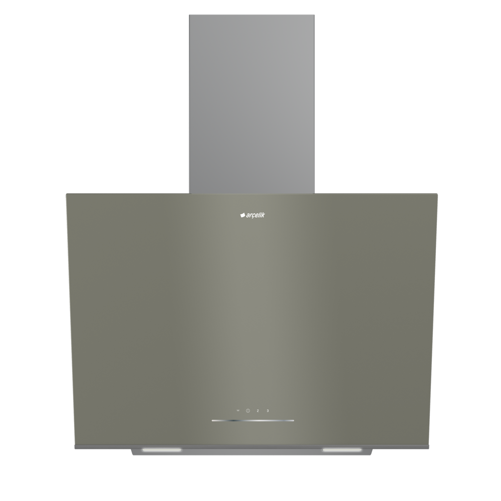 Arçelik ADE 604 G Gri Duvar Tipi Davlumbaz