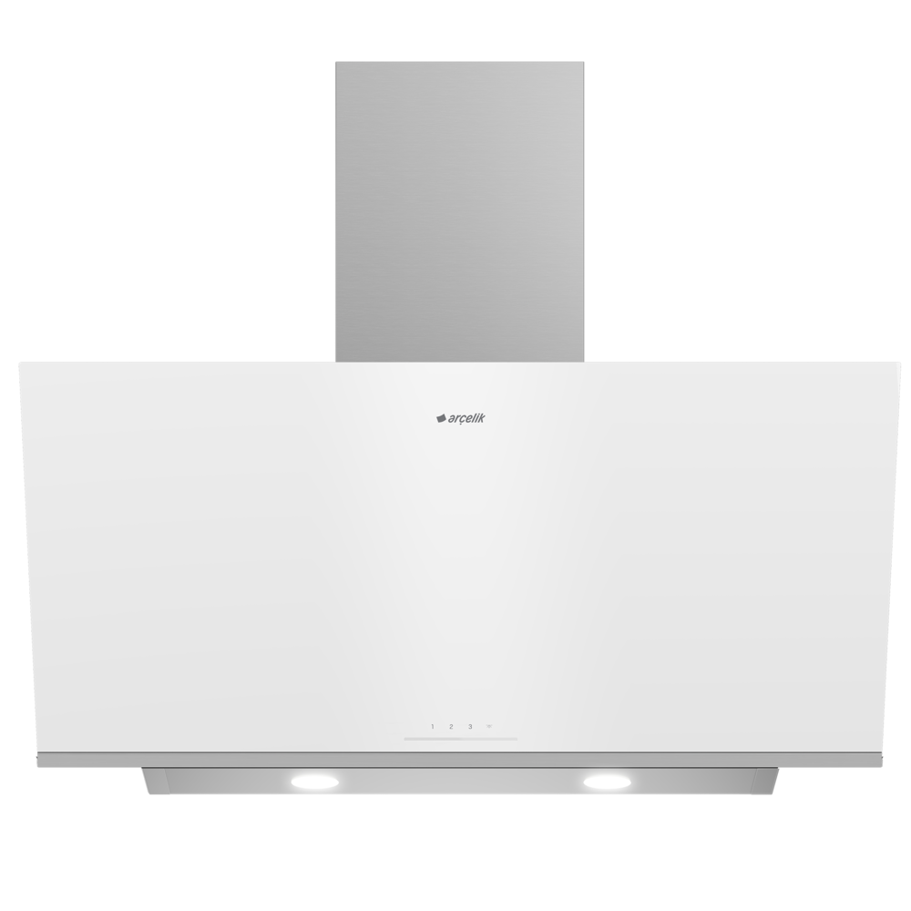 Arçelik ADE 906 2B Beyaz Duvar Tipi Davlumbaz