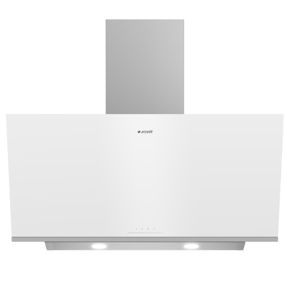 Arçelik ADE 906 2B Beyaz Duvar Tipi Davlumbaz